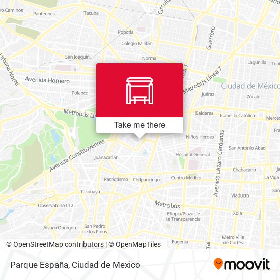 Parque España map