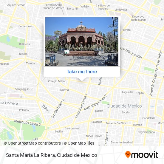 Mapa de Santa María La Ribera