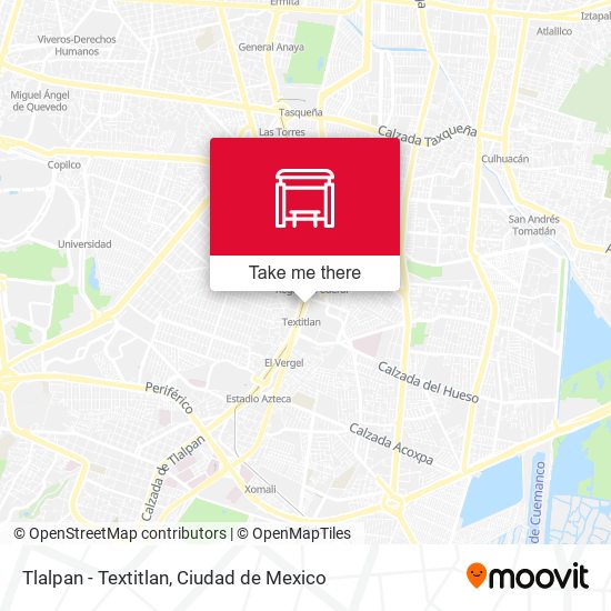 Mapa de Tlalpan - Textitlan