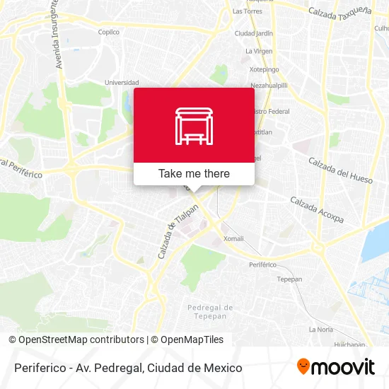 Periferico - Av. Pedregal map