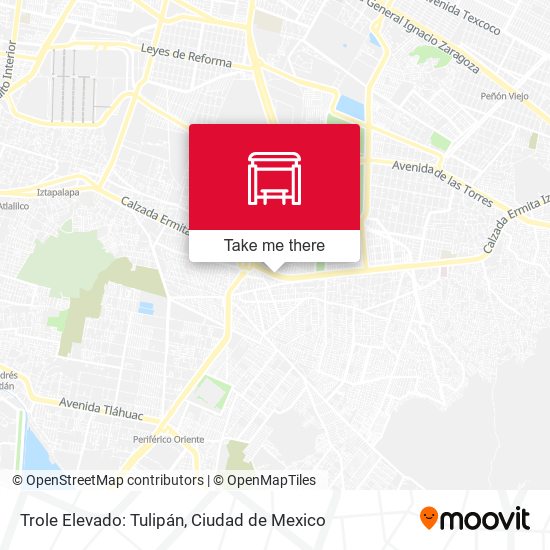 Trole Elevado: Tulipán map