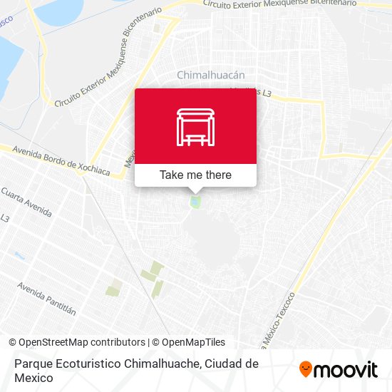 Mapa de Parque Ecoturistico Chimalhuache