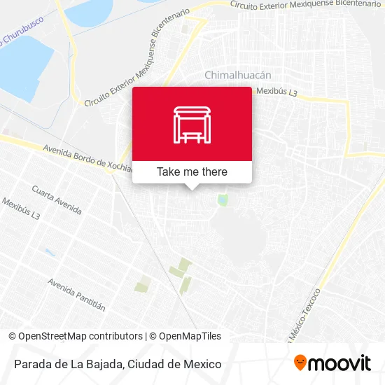 Parada de La Bajada map