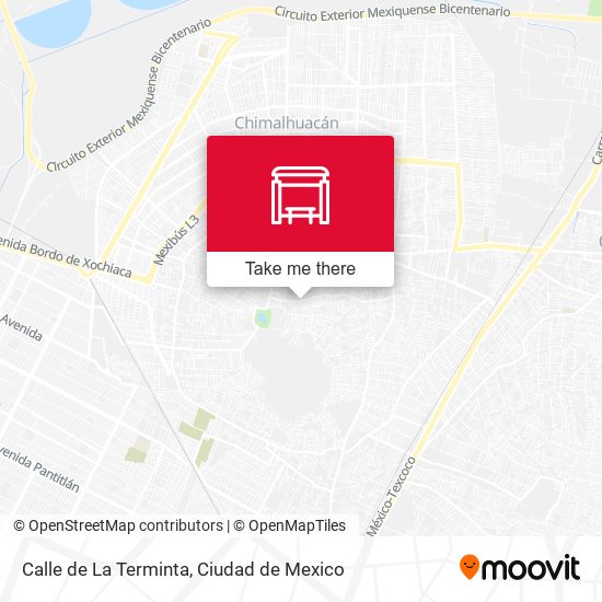 Calle de La Terminta map
