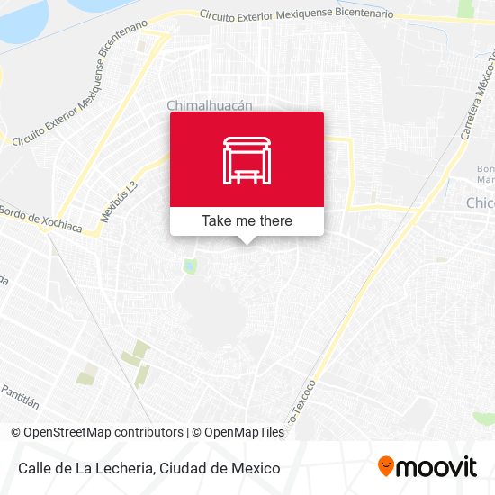 Mapa de Calle de La Lecheria