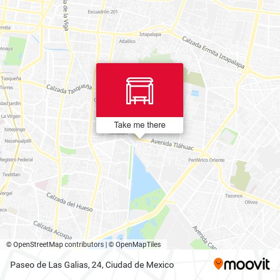 Mapa de Paseo de Las Galias, 24