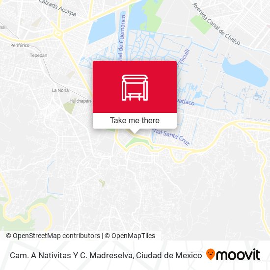 Cam. A Nativitas Y C. Madreselva map