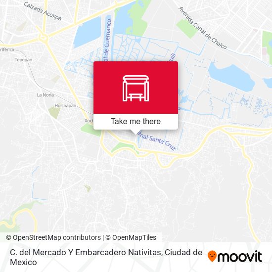 C. del Mercado Y Embarcadero Nativitas map