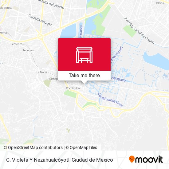 Mapa de C. Violeta Y Nezahualcóyotl