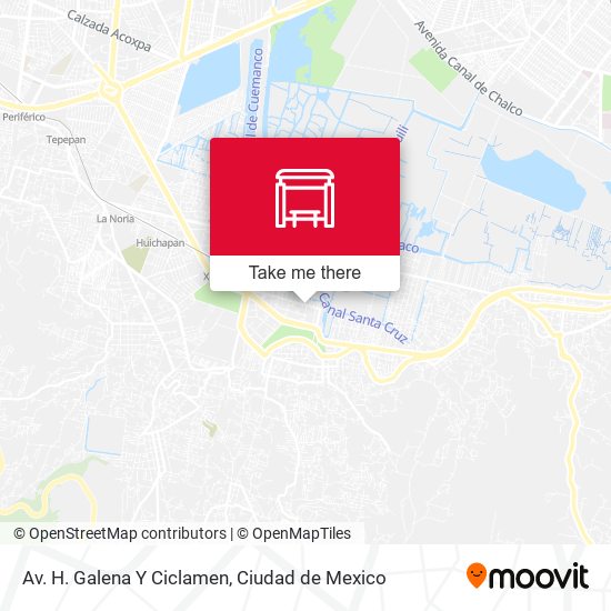 Av. H. Galena Y Ciclamen map