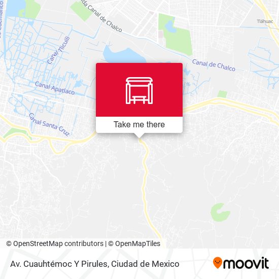 Mapa de Av. Cuauhtémoc Y Pirules