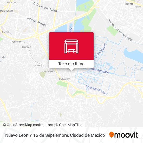 Nuevo León Y 16 de Septiembre map