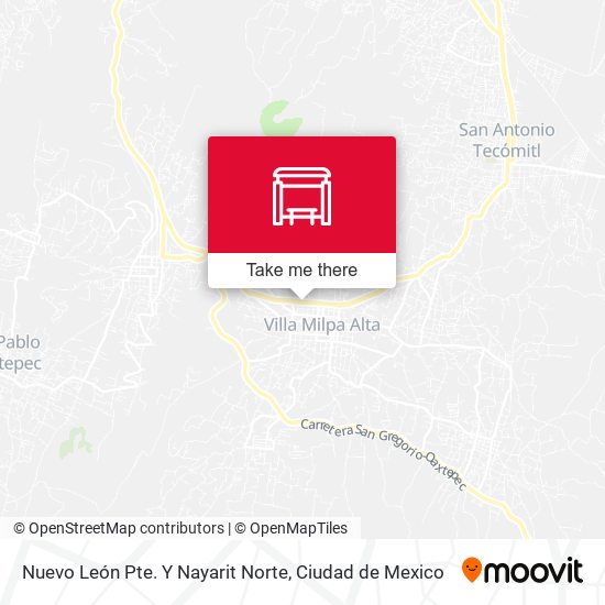 Nuevo León Pte. Y Nayarit Norte map