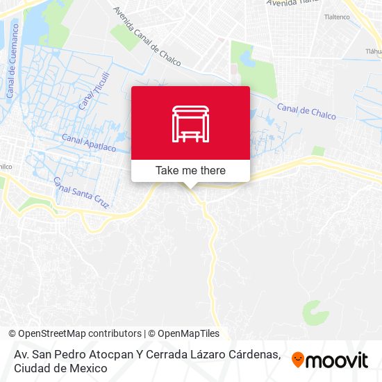 Av. San Pedro Atocpan Y Cerrada Lázaro Cárdenas map