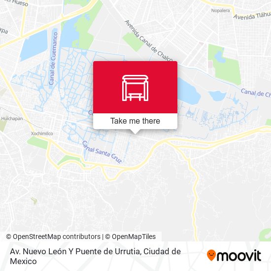 Av. Nuevo León Y Puente de Urrutia map