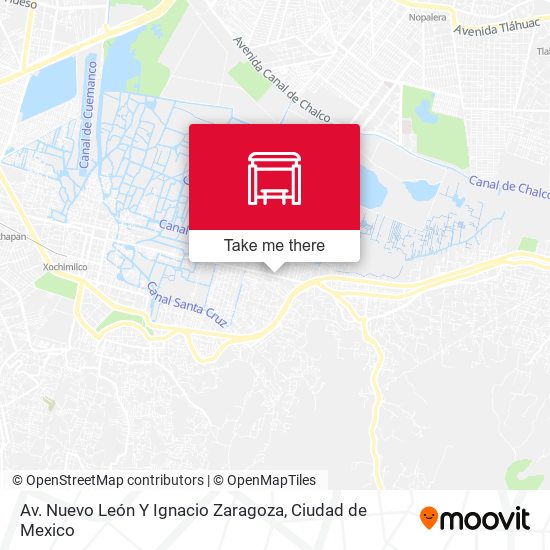 Mapa de Av. Nuevo León Y Ignacio Zaragoza