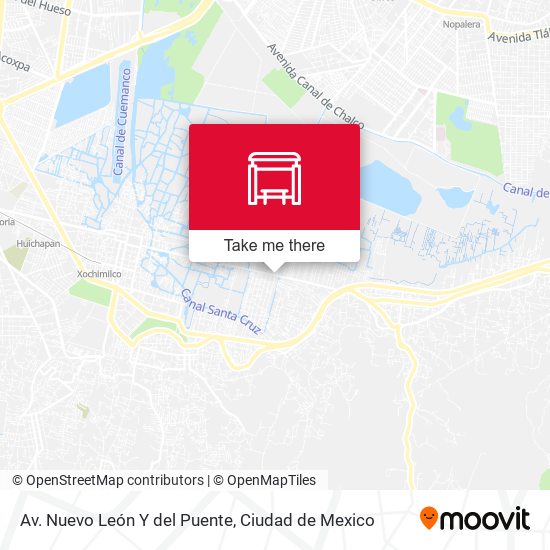 Mapa de Av. Nuevo León Y del Puente