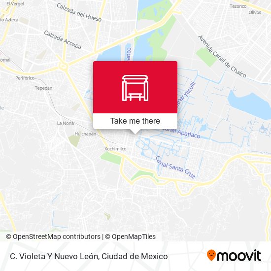 Mapa de C. Violeta Y Nuevo León