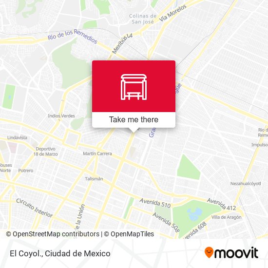 Mapa de El Coyol.