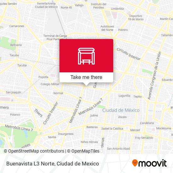 Buenavista L3 Norte map