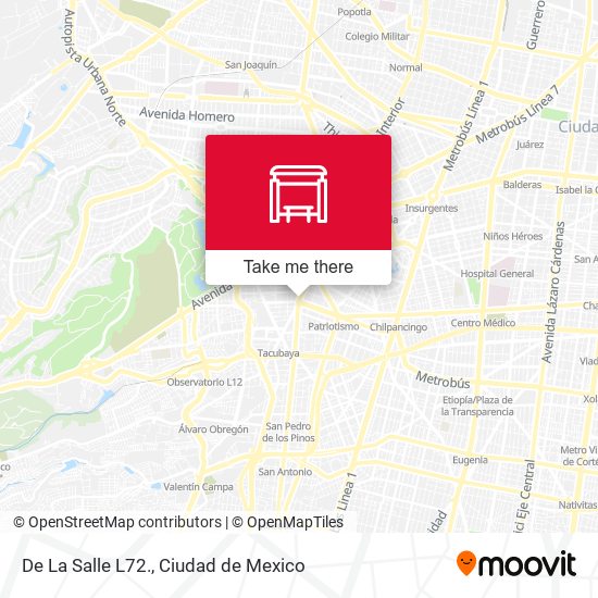 Mapa de De La Salle L72.