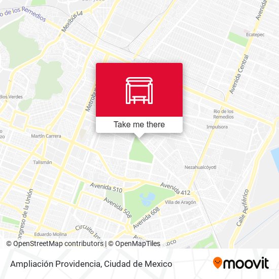 Mapa de Ampliación Providencia