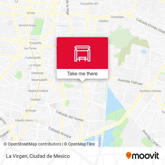 Mapa de La Virgen
