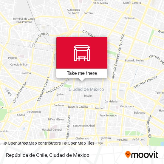 República de Chile map