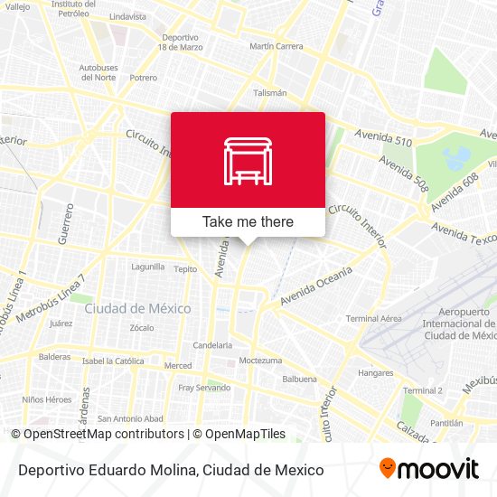 Deportivo Eduardo Molina map