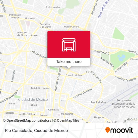 Mapa de Río Consulado