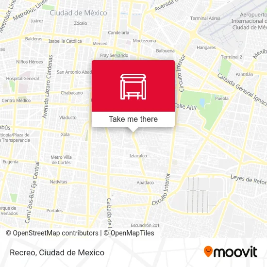 Recreo map