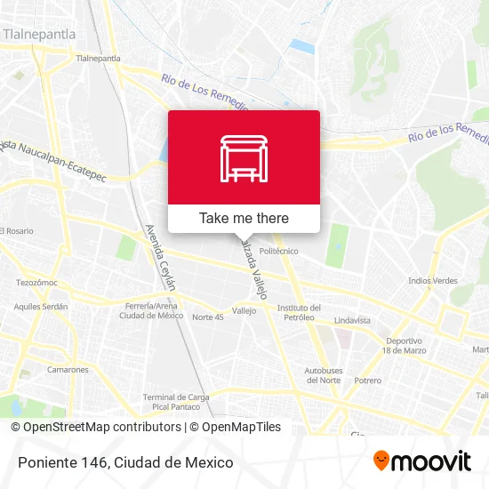 Poniente 146 map