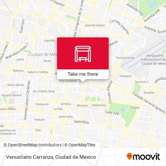 Venustiano Carranza map