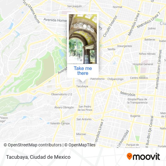 Tacubaya map