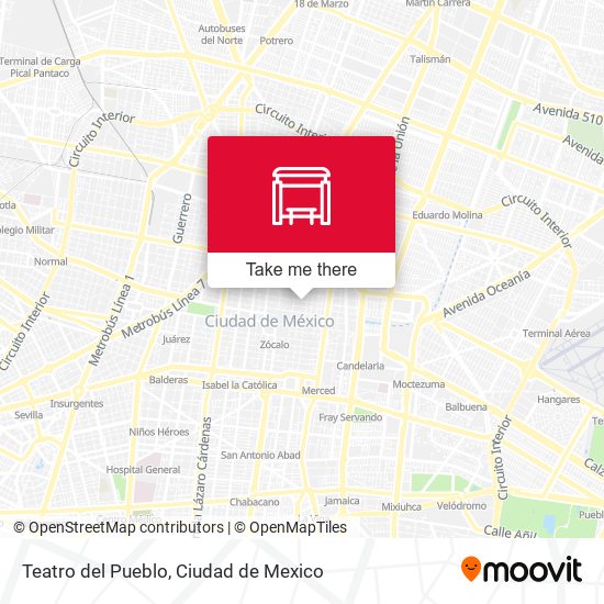Teatro del Pueblo map
