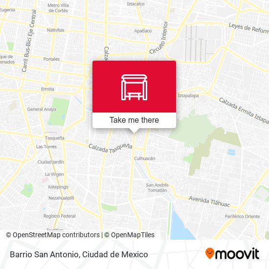 Mapa de Barrio San Antonio