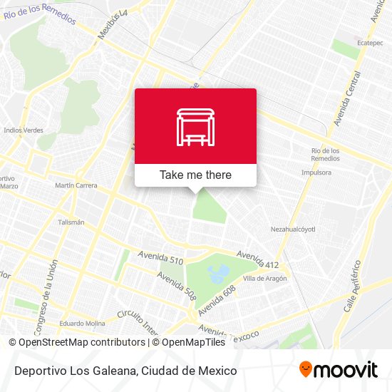 Deportivo Los Galeana map