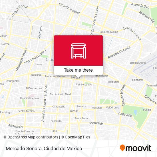 Mercado Sonora map