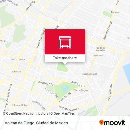 Volcán de Fuego map