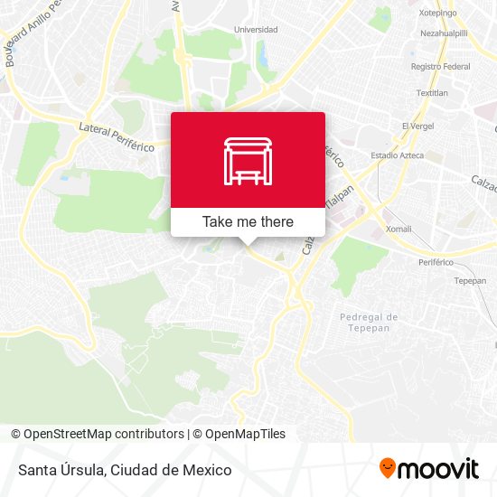 Santa Úrsula map