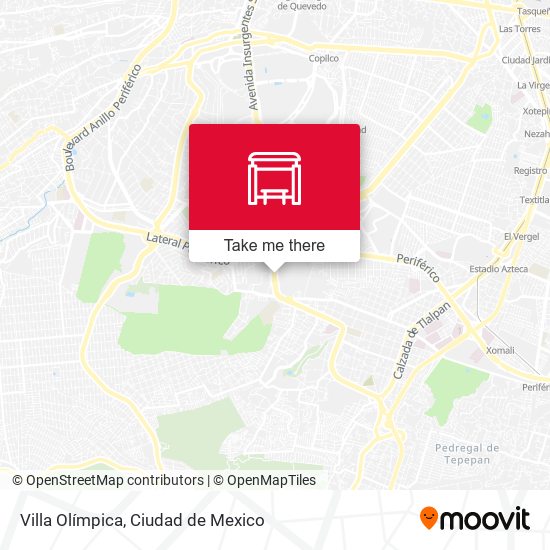 Villa Olímpica map