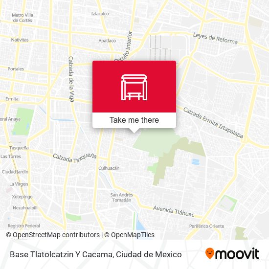 Base Tlatolcatzin Y Cacama map