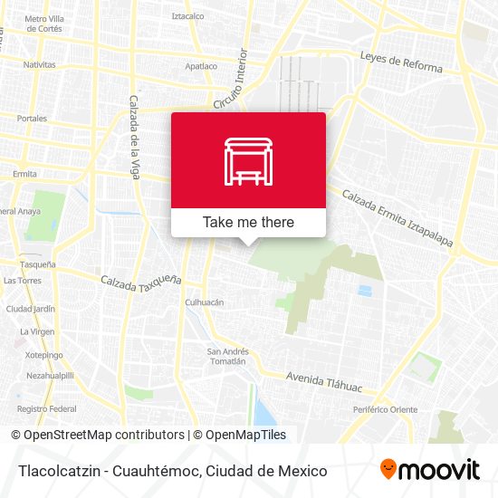 Tlacolcatzin - Cuauhtémoc map