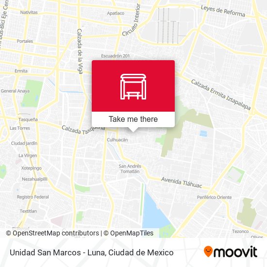 Unidad San Marcos - Luna map