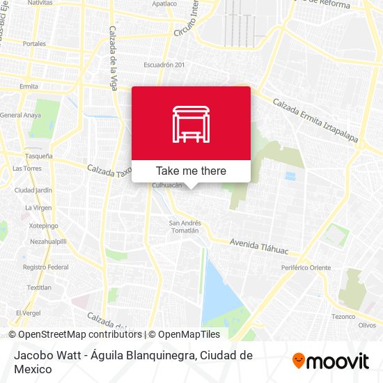 Jacobo Watt - Águila Blanquinegra map