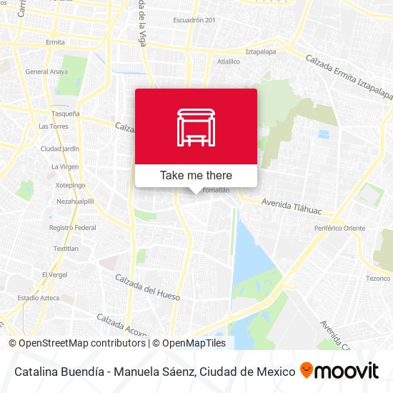 Mapa de Catalina Buendía - Manuela Sáenz