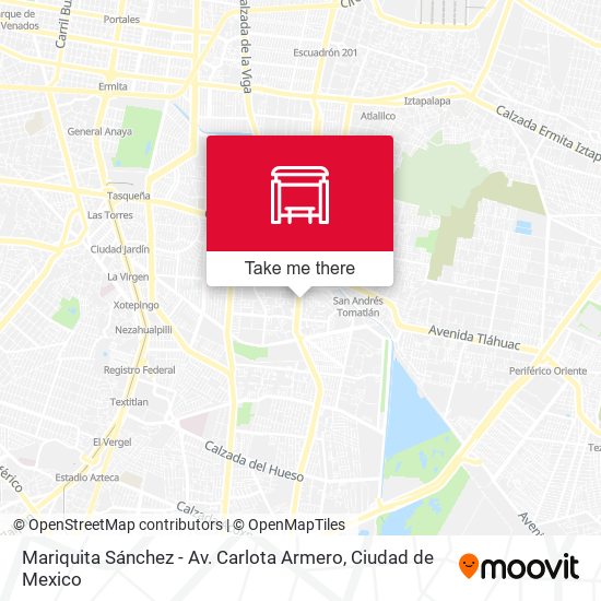 Mapa de Mariquita Sánchez - Av. Carlota Armero