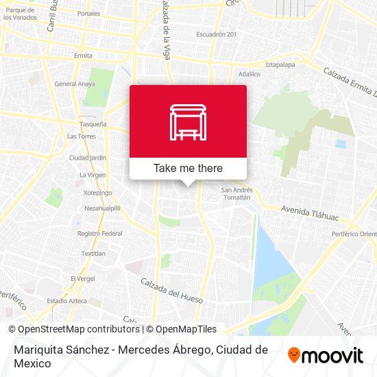 Mapa de Mariquita Sánchez - Mercedes Ábrego
