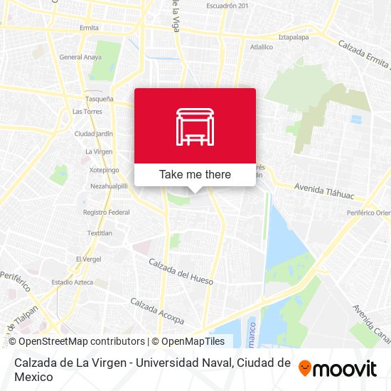 Mapa de Calzada de La Virgen - Universidad Naval