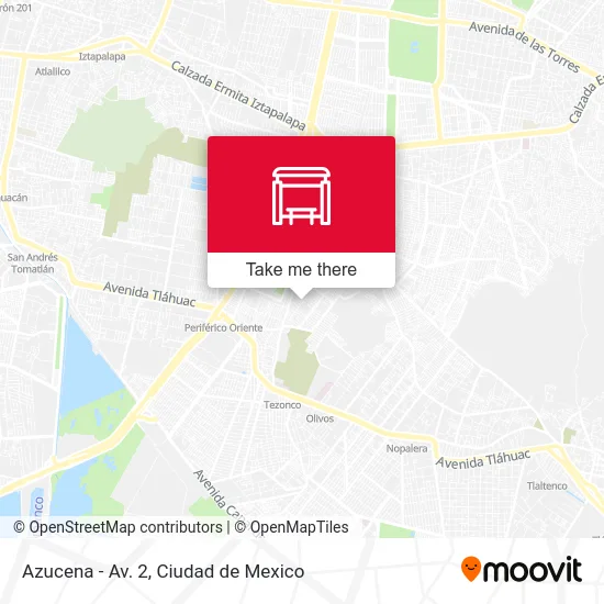 Azucena - Av. 2 map